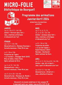 10 activités enfant : programme du musée numérique micro-folie de Bourgueil 2024